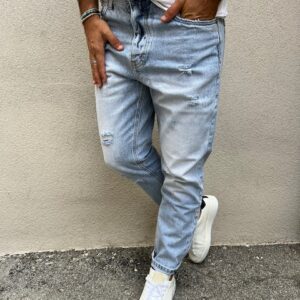 Jeans cropped chiaro berna