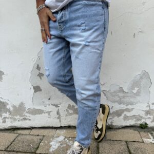 Jeans cropped chiaro